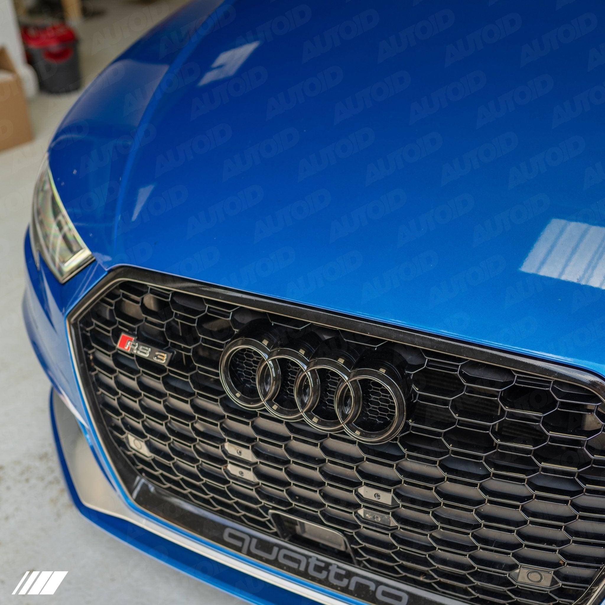 Gloss Black Front Model Grille Badge for Audi FORM Industries