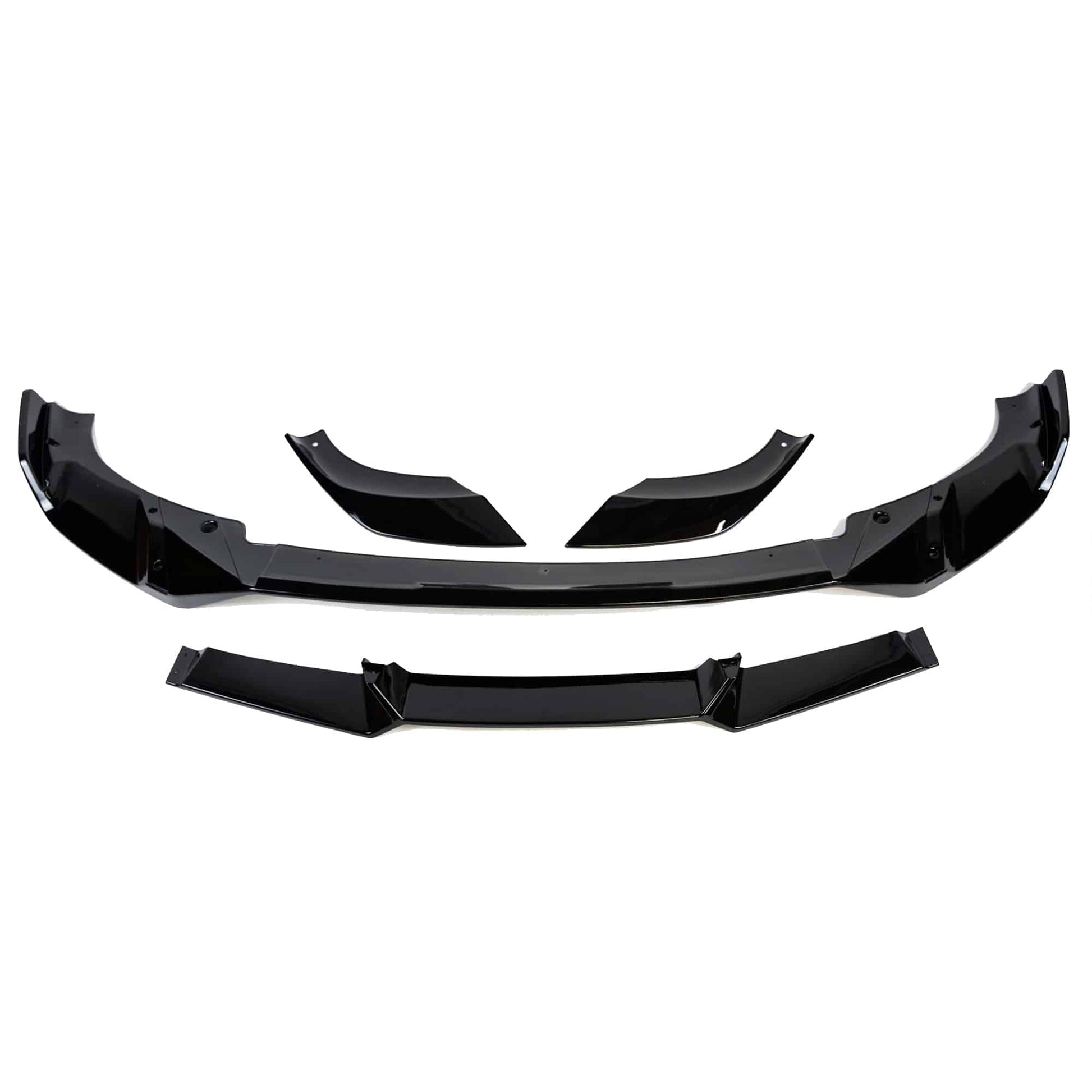 Gloss Black ID-01 Front Splitter for BMW iX3, X3 LCI & X4 LCI by FORM (2021+, G01 G02) FORM Industries