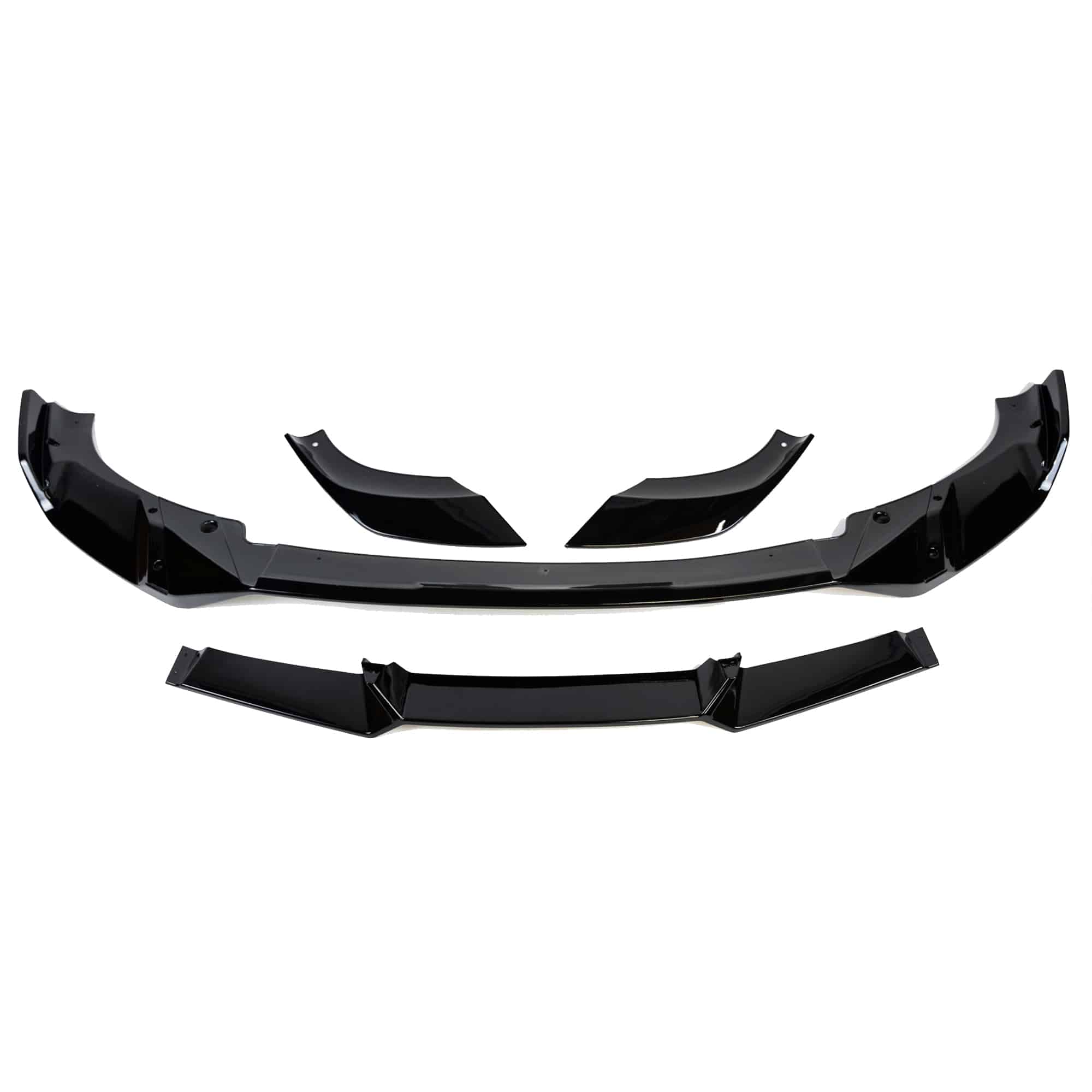 Gloss Black ID-01 Front Splitter for BMW iX3, X3 LCI & X4 LCI by FORM (2021+, G01 G02) FORM Industries