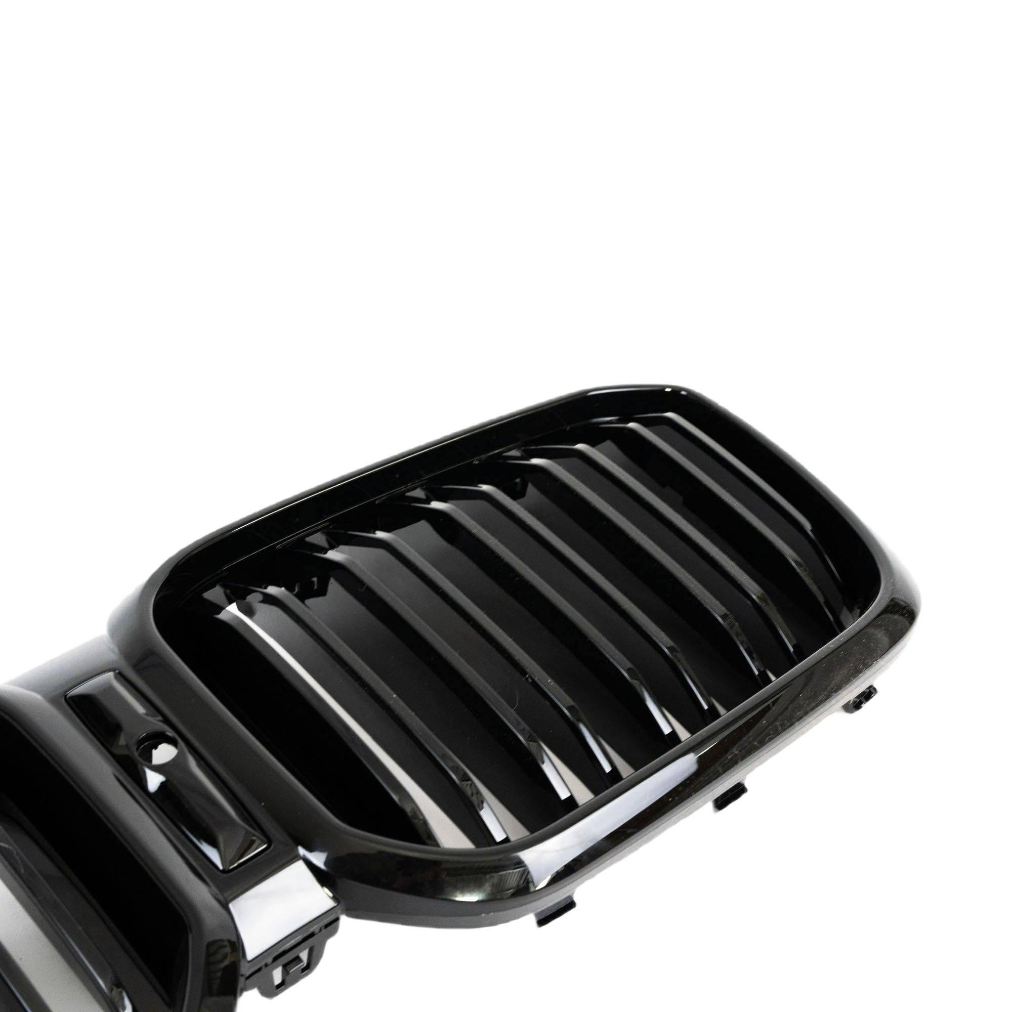 BMW X3 G01 LCI & X4 G02 LCI Gloss Black Kidney Grille by FORM (2021-2024) FORM Industries