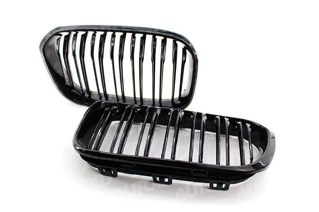 BMW 1 Series, M135i & M140i F20 F21 LCI Gloss Black Kidney Grilles by FORM (2015-2019) FORM Industries
