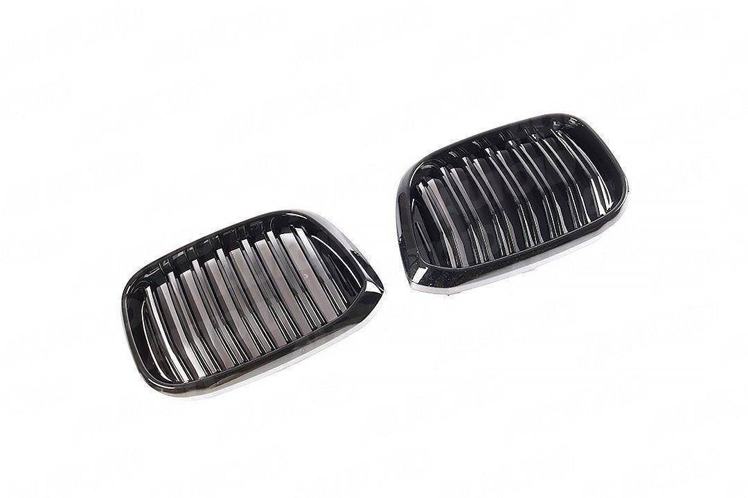 Gloss Black Kidney Grilles for BMW X3 & X4 by FORM (2019-2022, G01 G02) FORM Industries