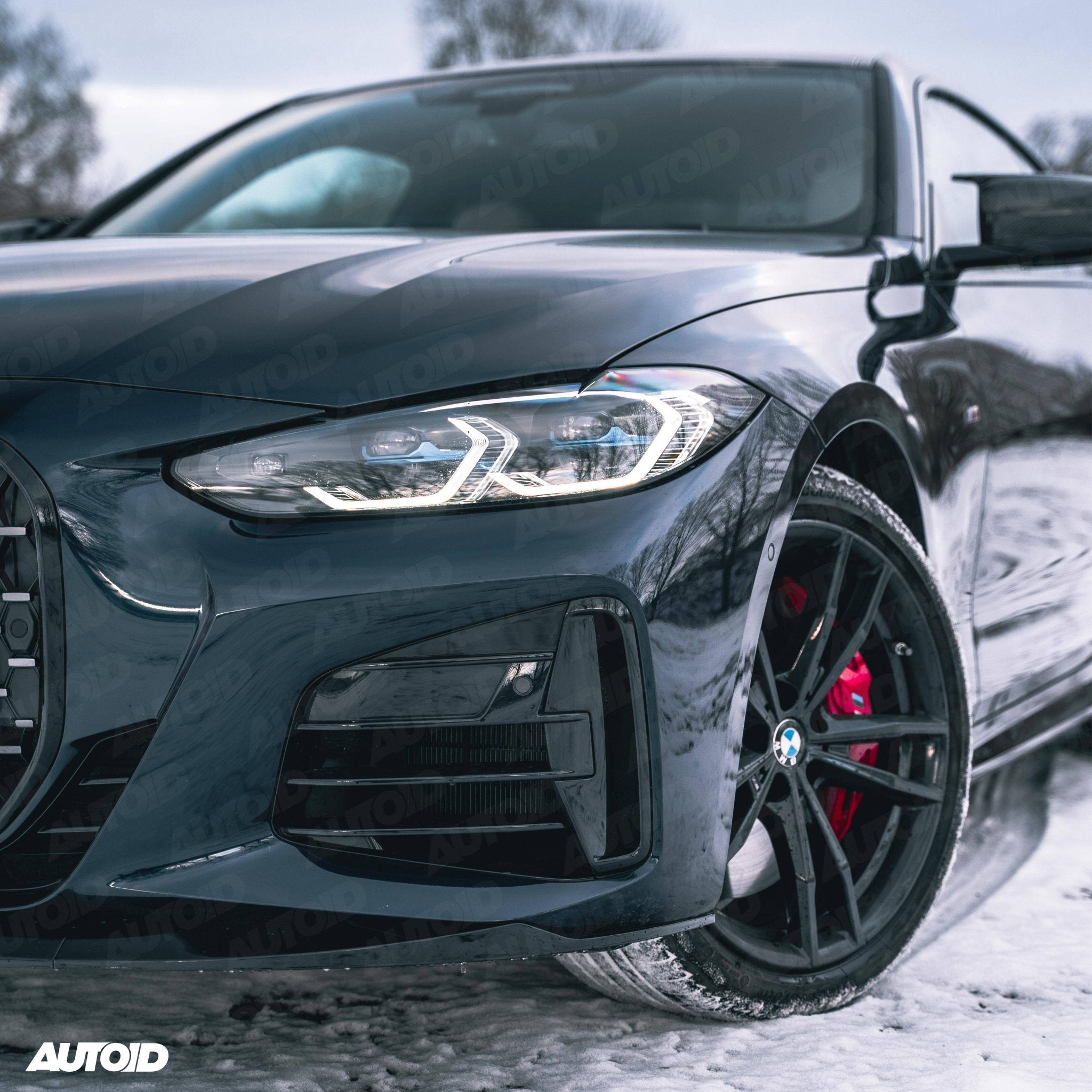 Gloss Black Performance Front Splitter for BMW 4 Series by FORM (2020+, G22 G23) FORM Industries