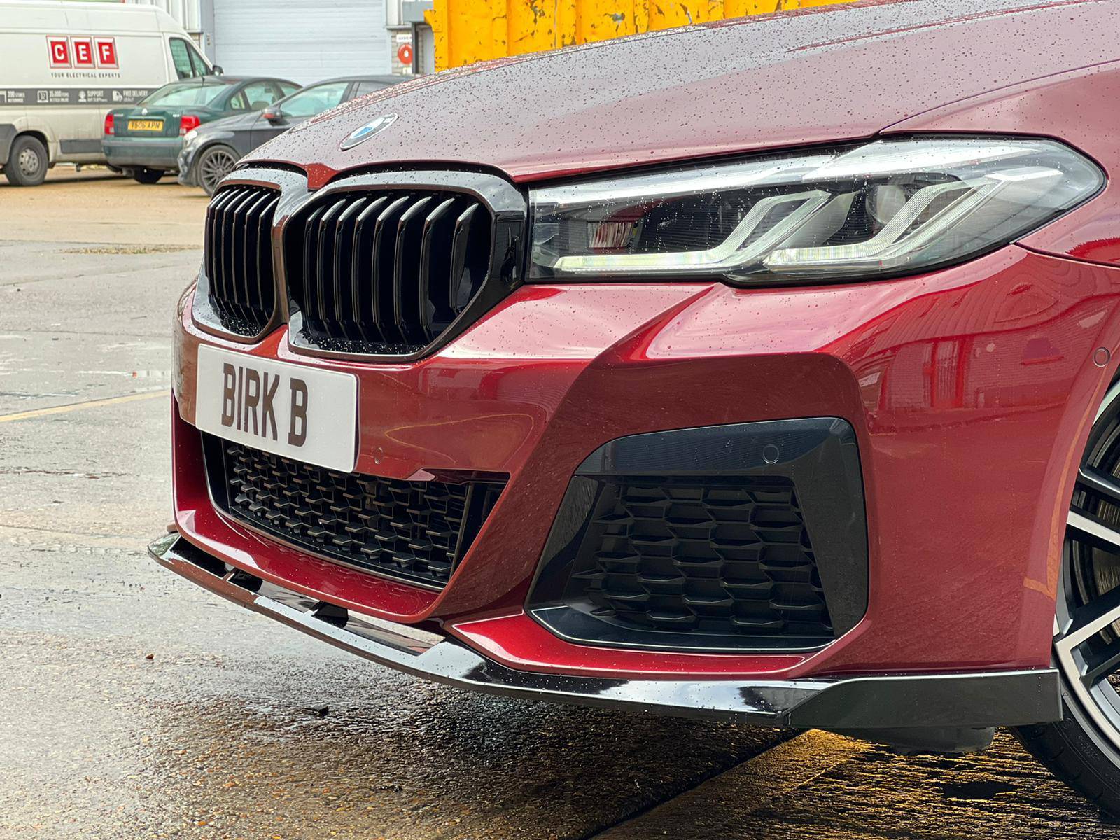 Gloss Black Performance Front Splitter for BMW 5 Series LCI by FORM (2020-2023, G30) FORM Industries