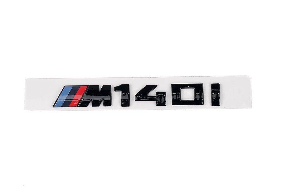 Gloss Black Rear Model Badge for BMW 1 Series M140i by FORM (F20 F21) FORM Industries