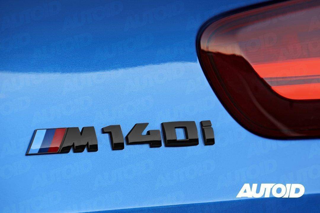 Gloss Black Rear Model Badge for BMW 1 Series M140i by FORM (F20 F21) FORM Industries