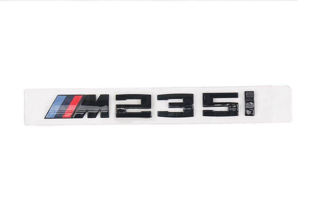 Gloss Black Rear Model Badge for BMW 2 Series M235i by FORM (F22 F23 F44) FORM Industries