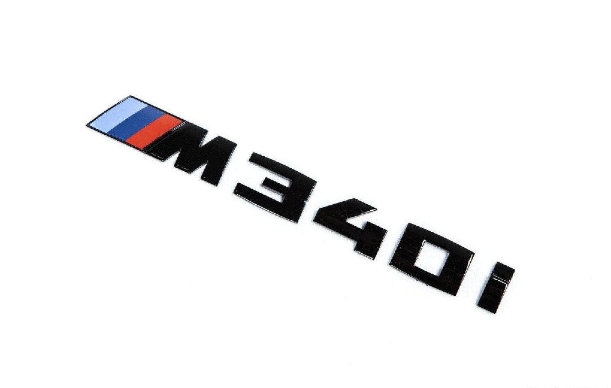 Gloss Black Rear Model Badge for BMW M340i FORM Industries
