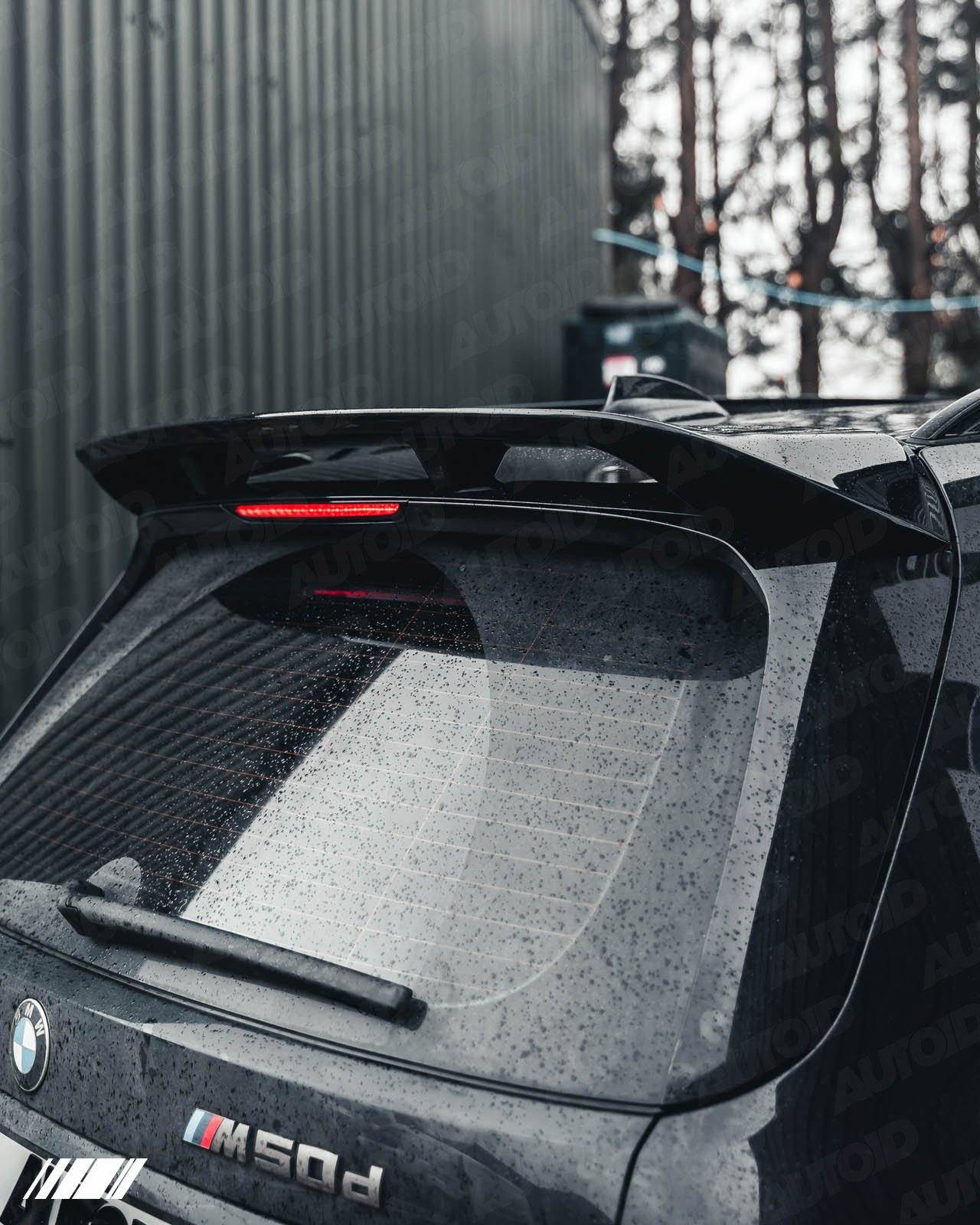 Gloss Black Rear Wing Spoiler for BMW X7 by FORM (2018+, G07) FORM Industries