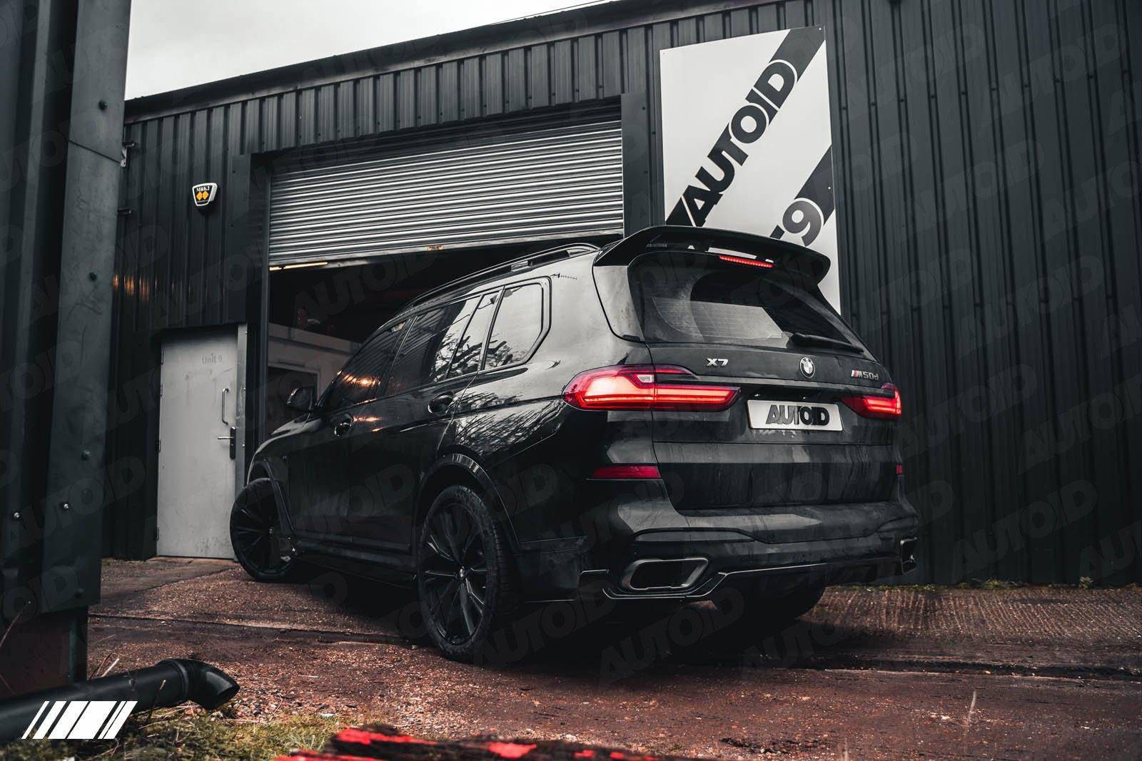 Gloss Black Rear Wing Spoiler for BMW X7 by FORM (2018+, G07) FORM Industries