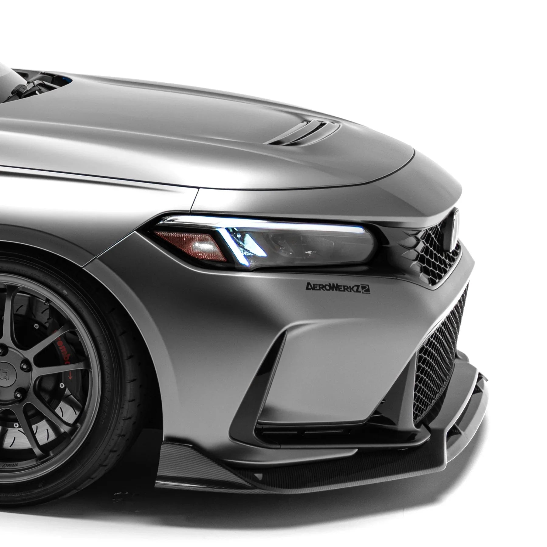 Honda Civic FL5 Type R Carbon Fibre Front Splitter by Adro