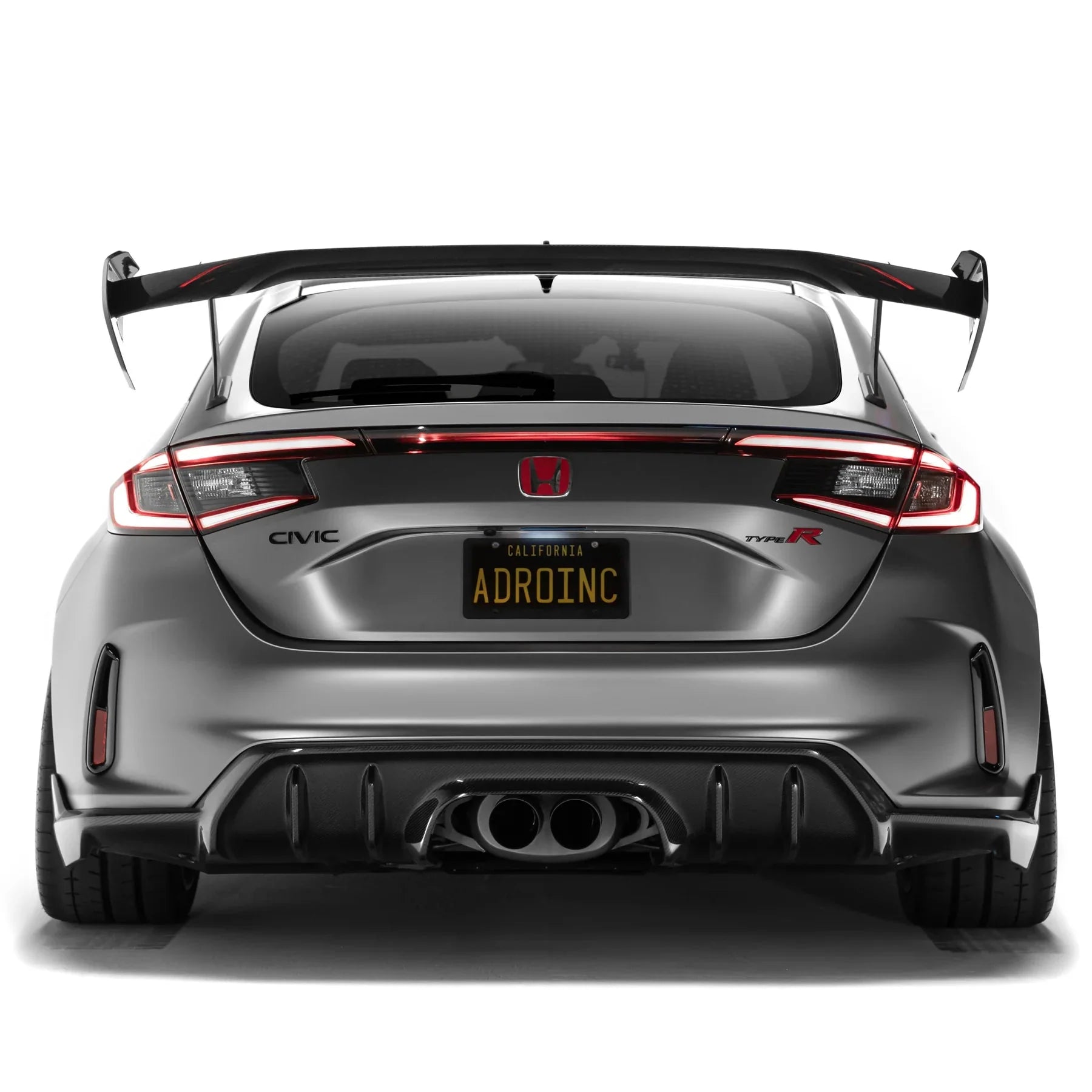 Honda Civic FL5 Type R Pre-Preg Carbon Fibre AT-R4 Rear Wing by Adro