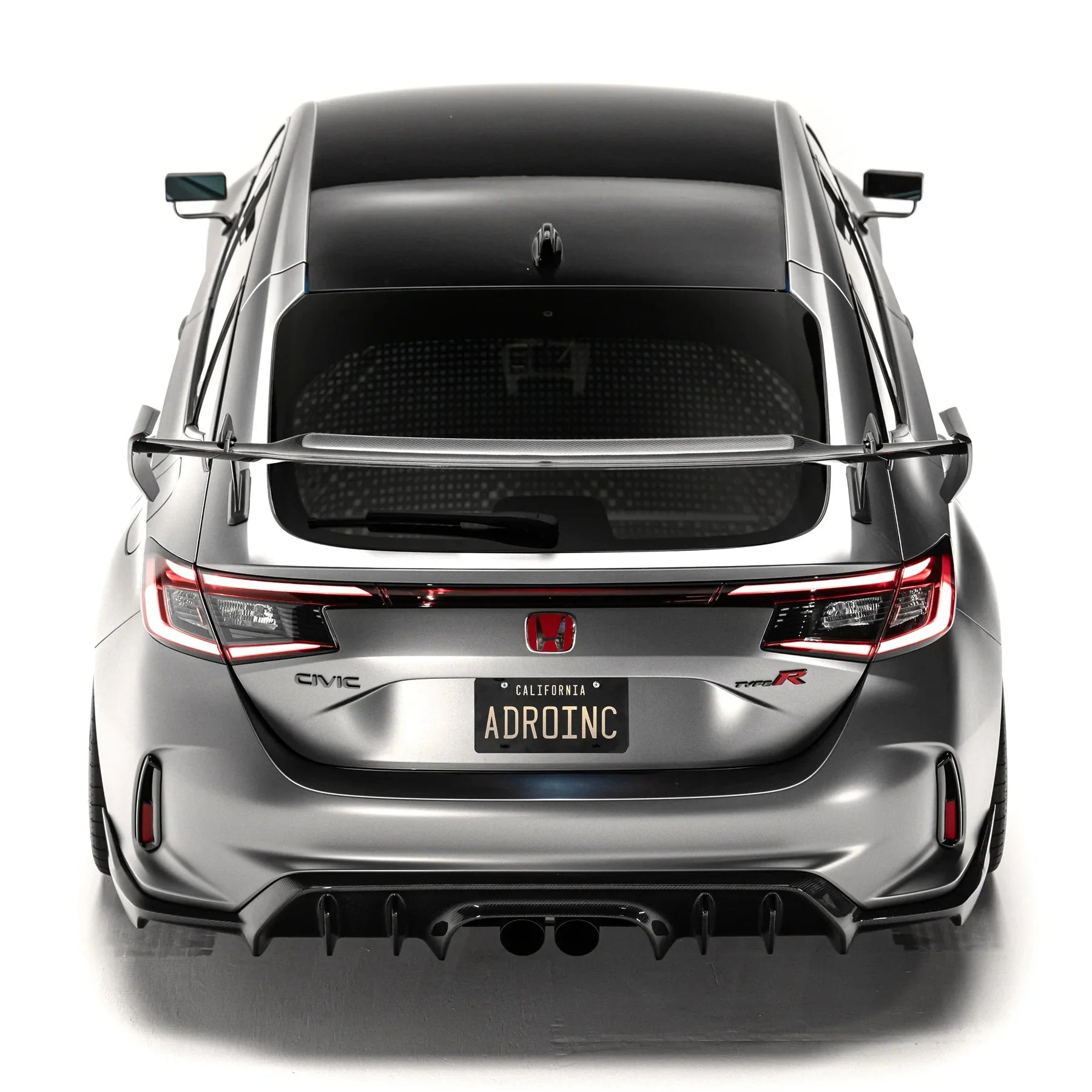 Honda Civic FL5 Type R Pre-Preg Carbon Fibre AT-R4 Rear Wing by Adro