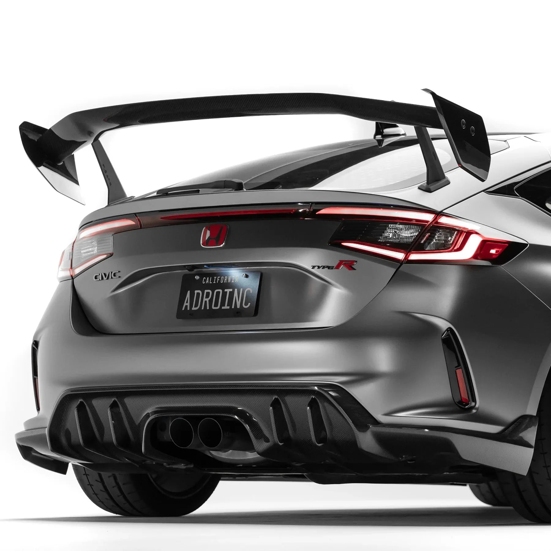 Honda Civic FL5 Type R Pre-Preg Carbon Fibre AT-R4 Rear Wing by Adro