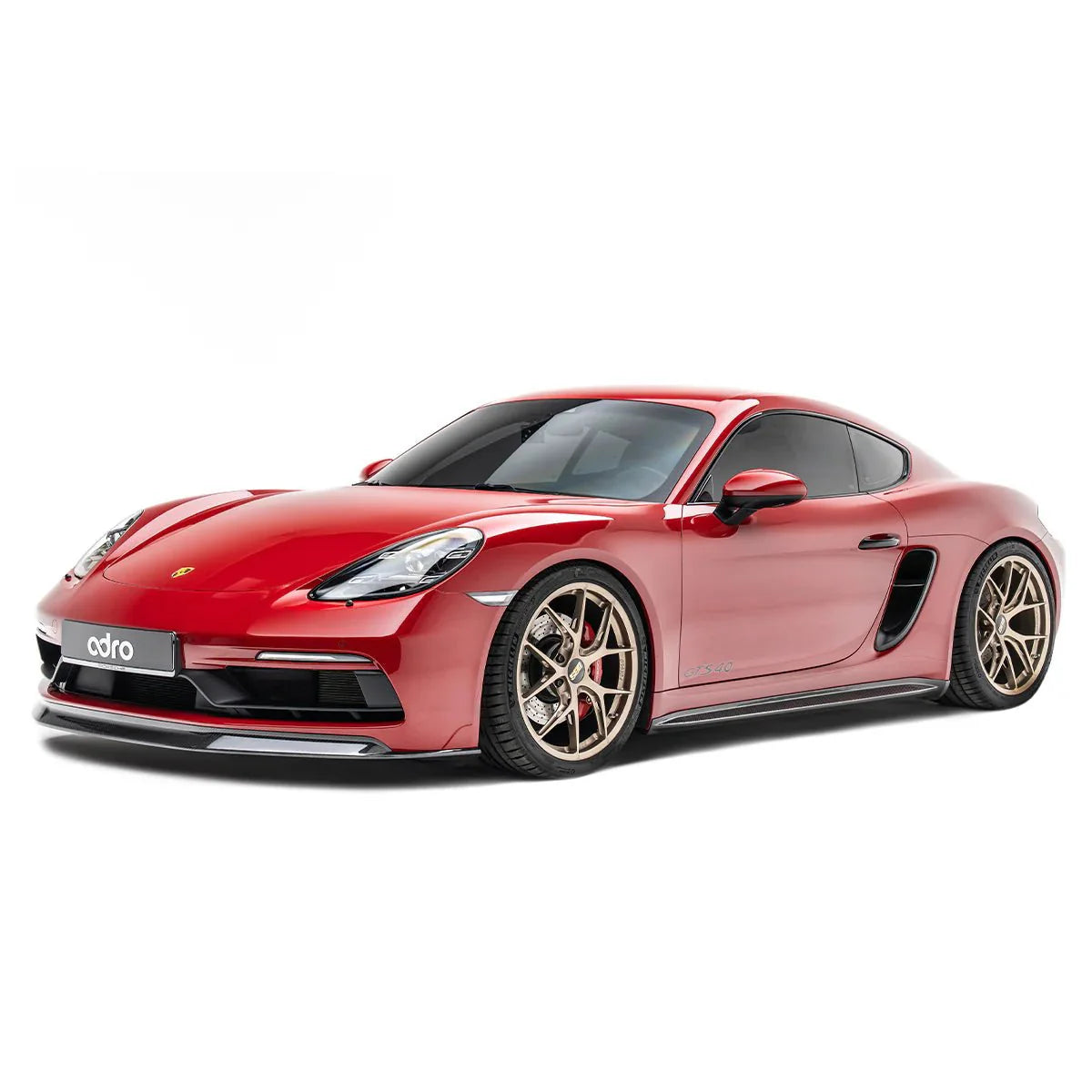 Porsche 718 Pre-Preg Carbon Fibre Front Lip by ADRO