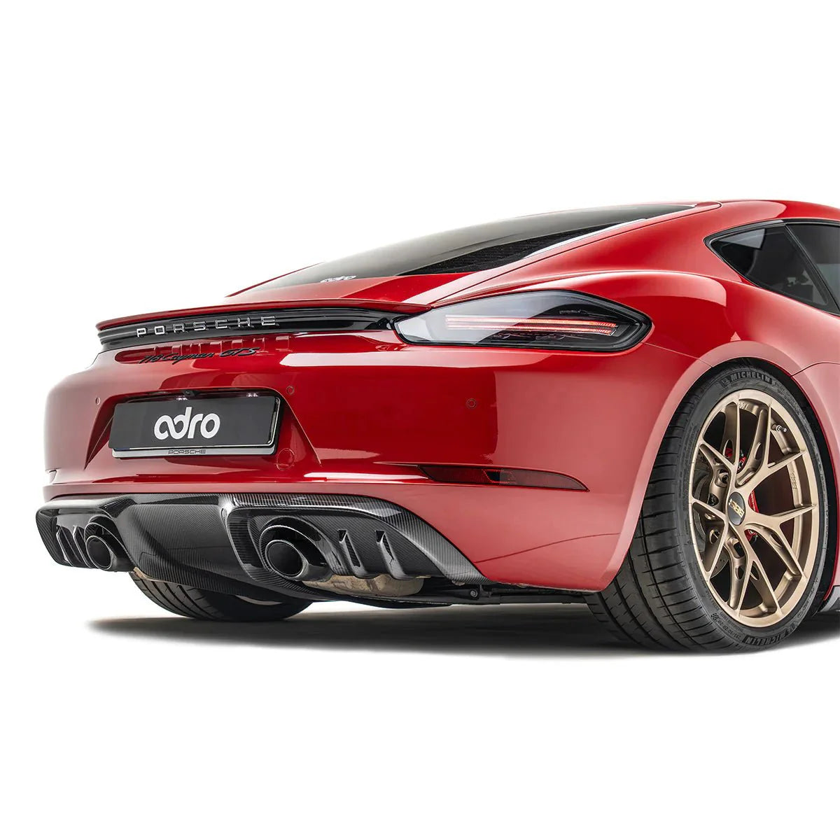 Porsche 718 Pre-Preg Carbon Fibre Rear Diffuser by ADRO