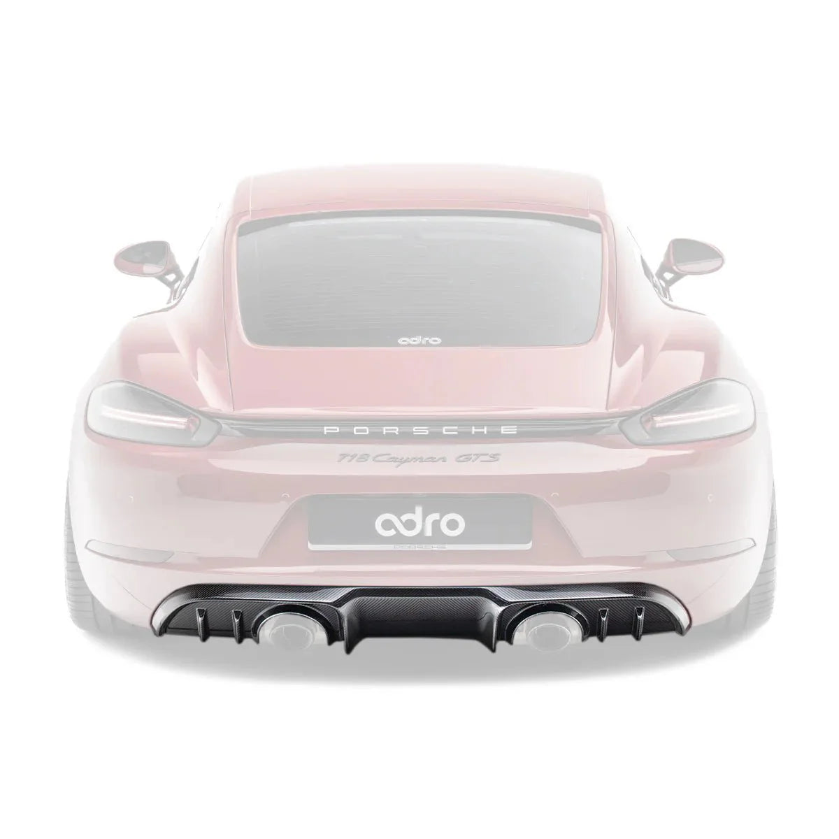 Porsche 718 Pre-Preg Carbon Fibre Rear Diffuser by ADRO