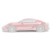 Porsche 718 Pre-Preg Carbon Fibre Side Skirts by ADRO