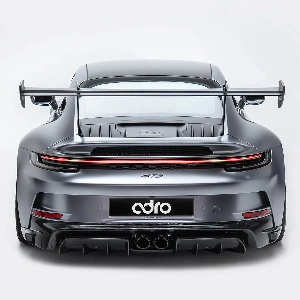Porsche 992.1 GT3 Pre-Preg Carbon Fibre AT-P Swan Neck Rear Wing by Adro