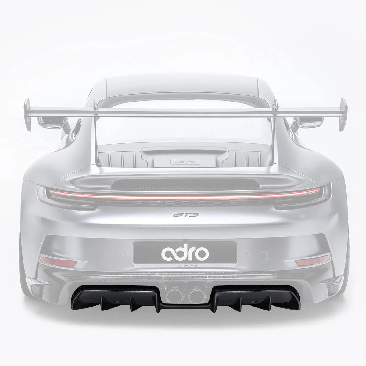 Porsche 992.1 GT3 Pre-Preg Carbon Fibre Rear Diffuser by Adro