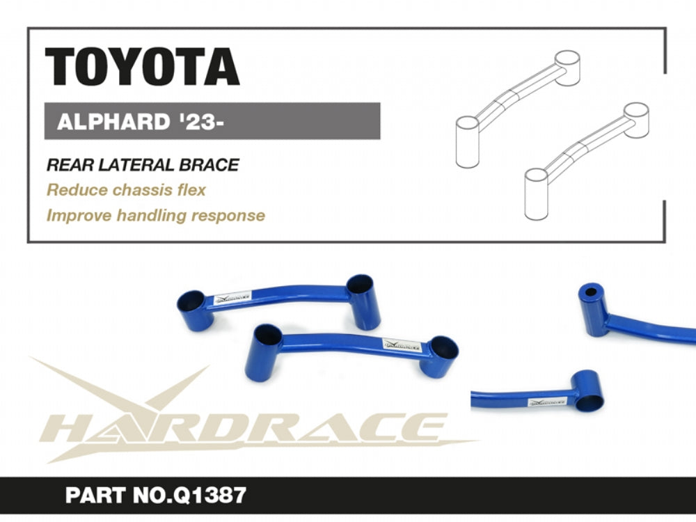 HARDRACE REAR LATERAL BRACE TOYOTA ALPHARD / VELLFIRE HardRace