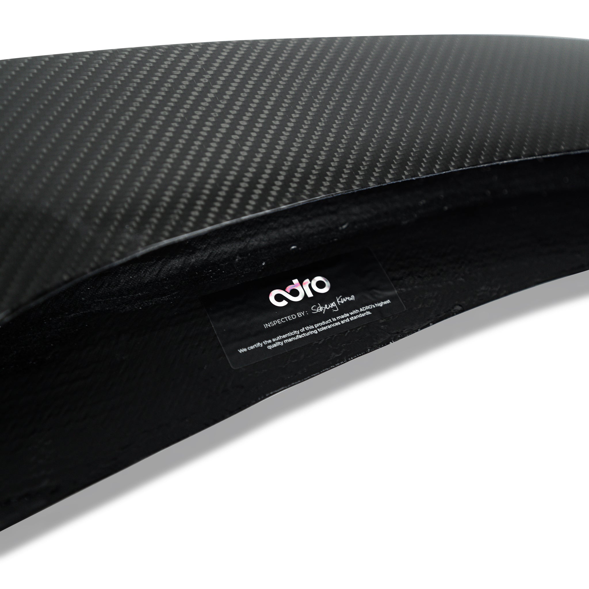 Tesla Model 3 Carbon Fibre V2 Front Splitter by Adro (2017+)