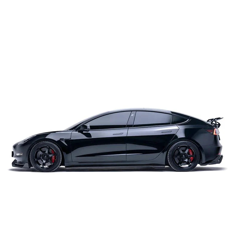 Tesla Model 3 Carbon Fibre V2 Front Splitter by Adro (2017+)