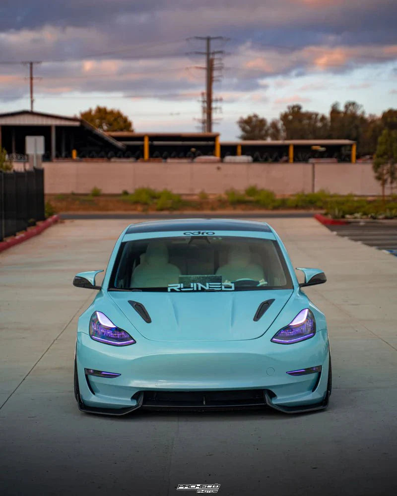 Tesla Model 3 Full Carbon Fibre V2 Body Kit by Adro (2017+)