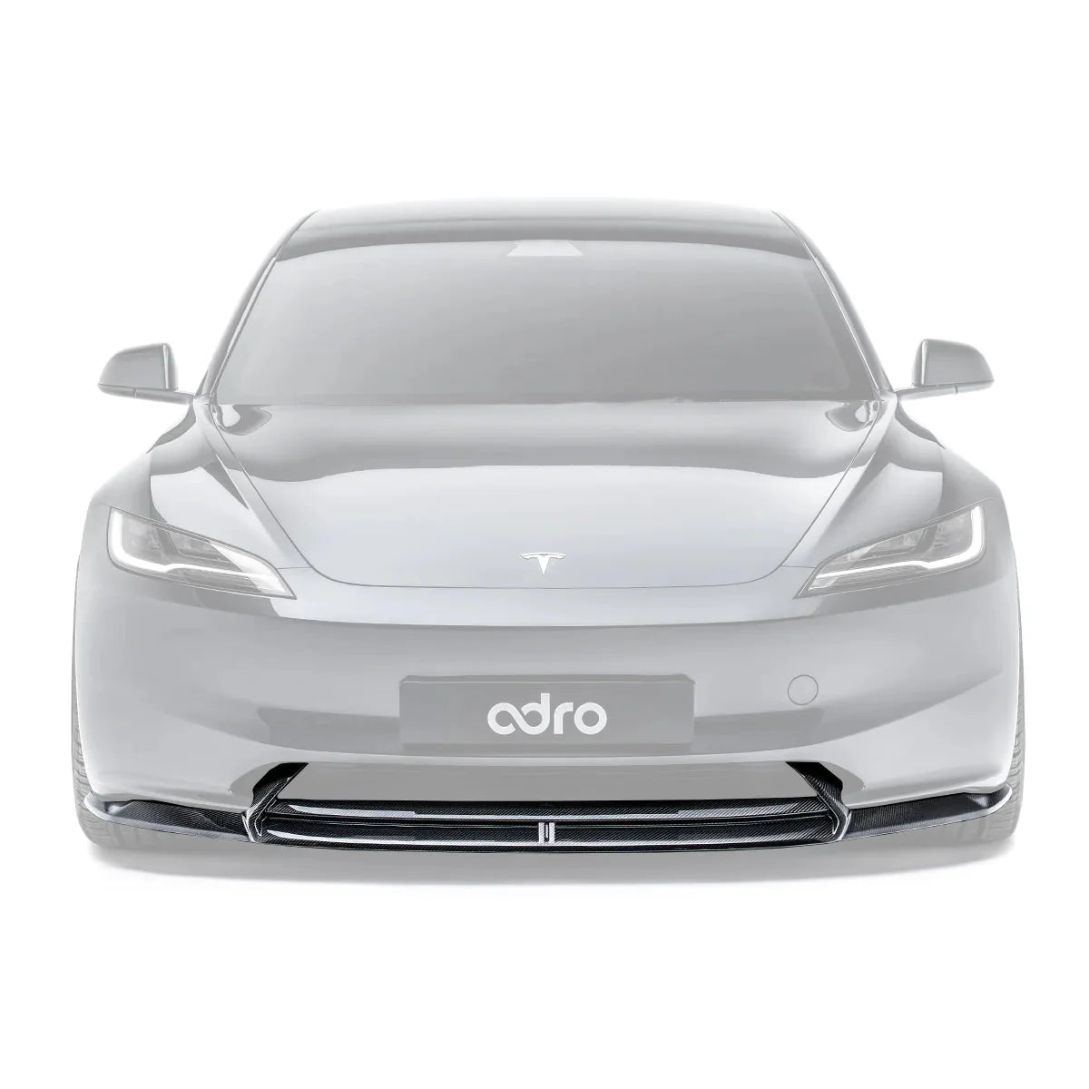 Tesla Model 3 Highland Carbon Fiber Front Lip by Adro