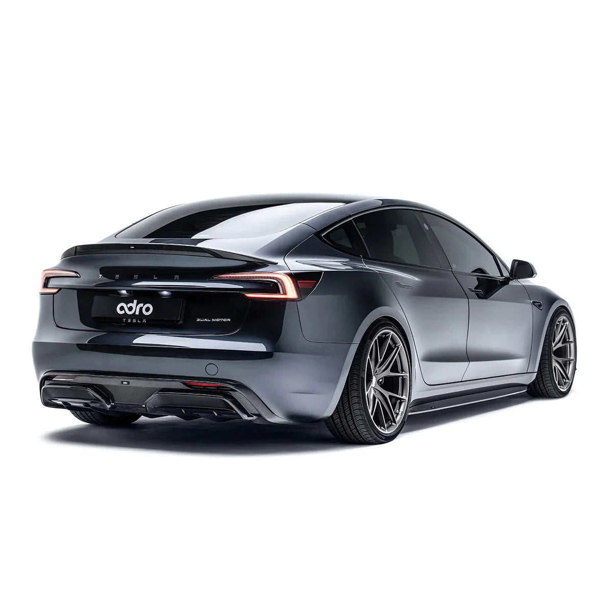 Tesla Model 3 Highland Carbon Fiber Side Skirt by Adro