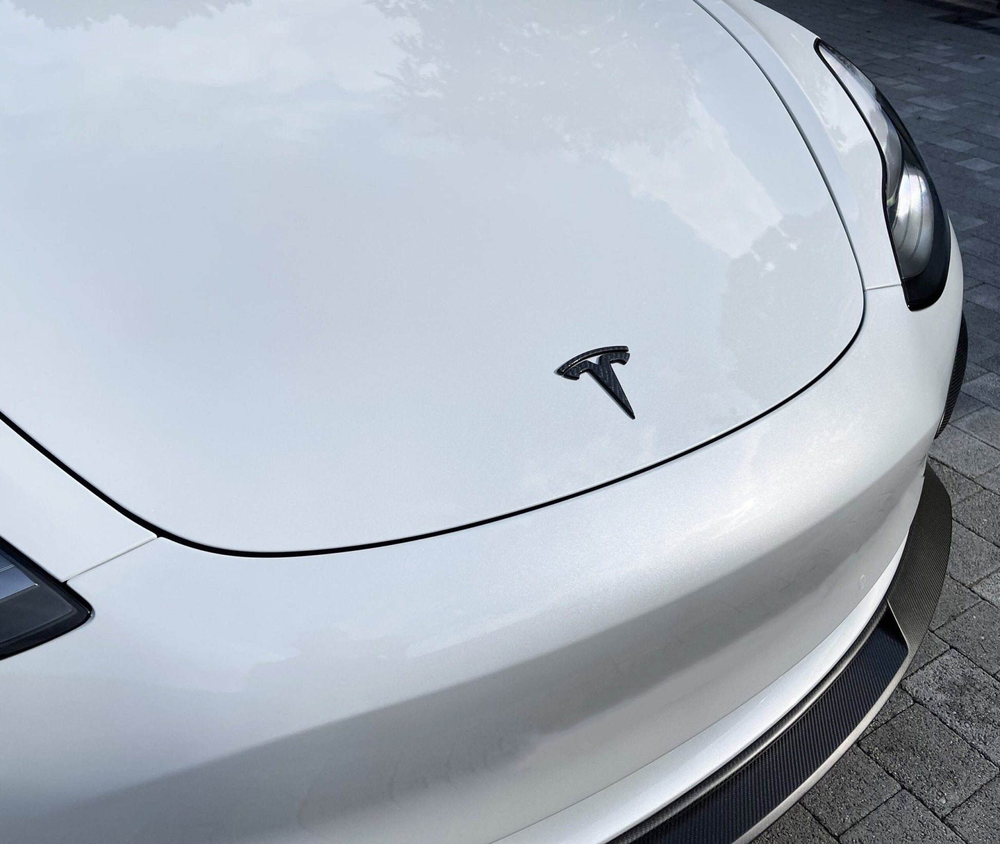 Tesla Model 3 & Model Y Gloss Black Front Bonnet Hood Badge FORM Industries