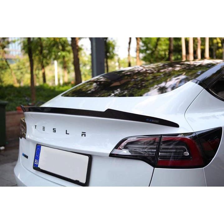 Tesla Model 3 & Model Y Gloss Black Lettering Rear Boot Trunk Badge FORM Industries