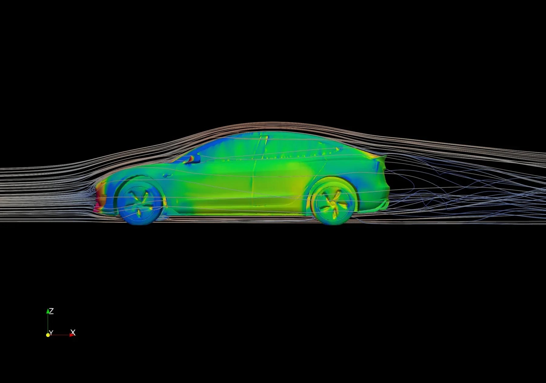 Tesla Model 3 Pre-Preg Carbon Fibre Front Splitter by Adro (2017+)