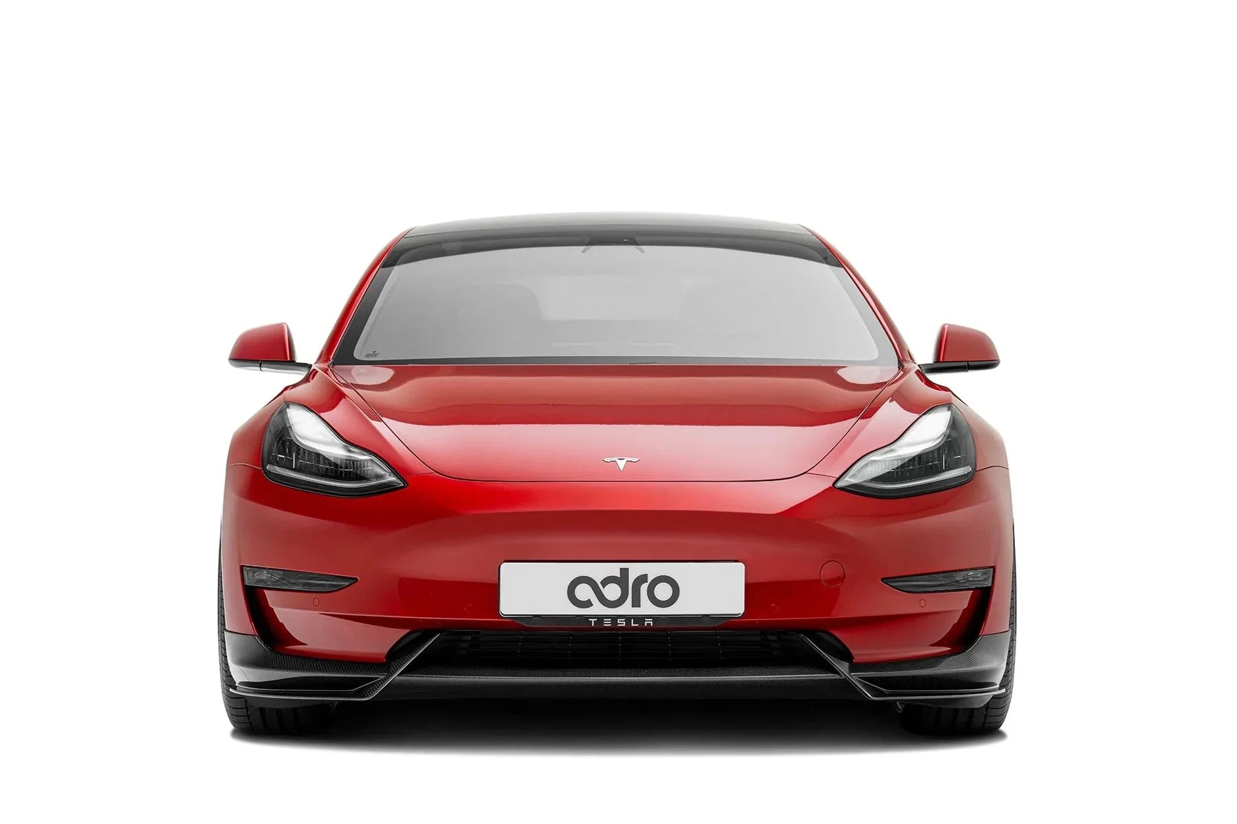 Tesla Model 3 Pre-Preg Carbon Fibre Front Splitter by Adro (2017+)