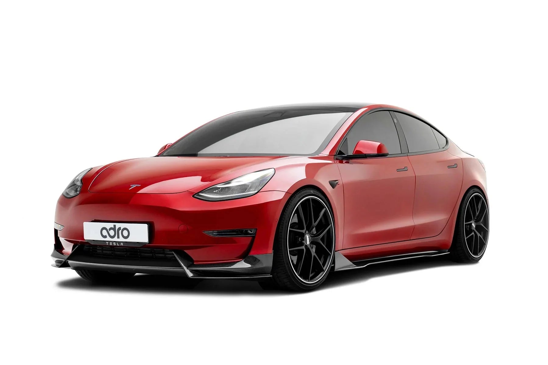 Tesla Model 3 Pre-Preg Carbon Fibre Front Splitter by Adro (2017+)