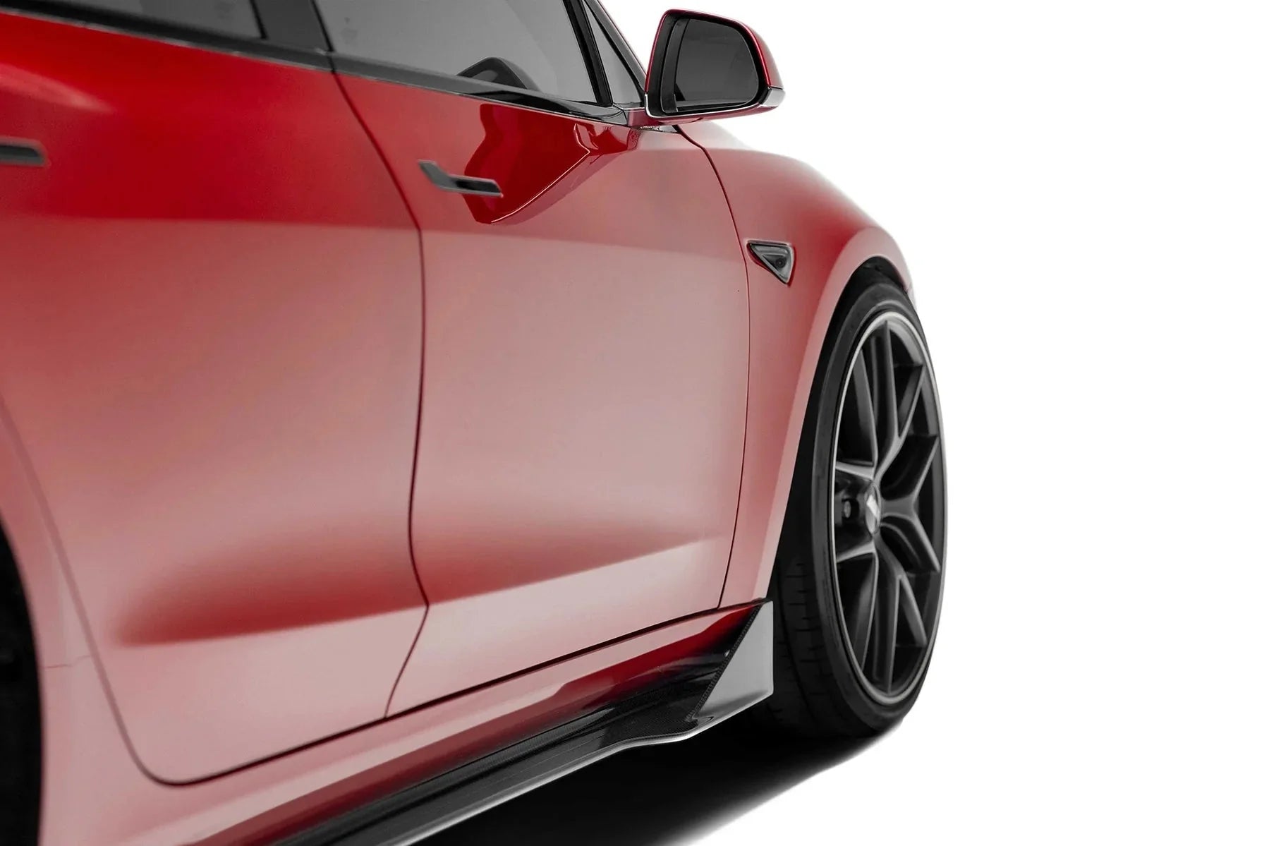 Tesla Model 3 Pre-Preg Carbon Fibre Side Skirts by Adro (2017+)