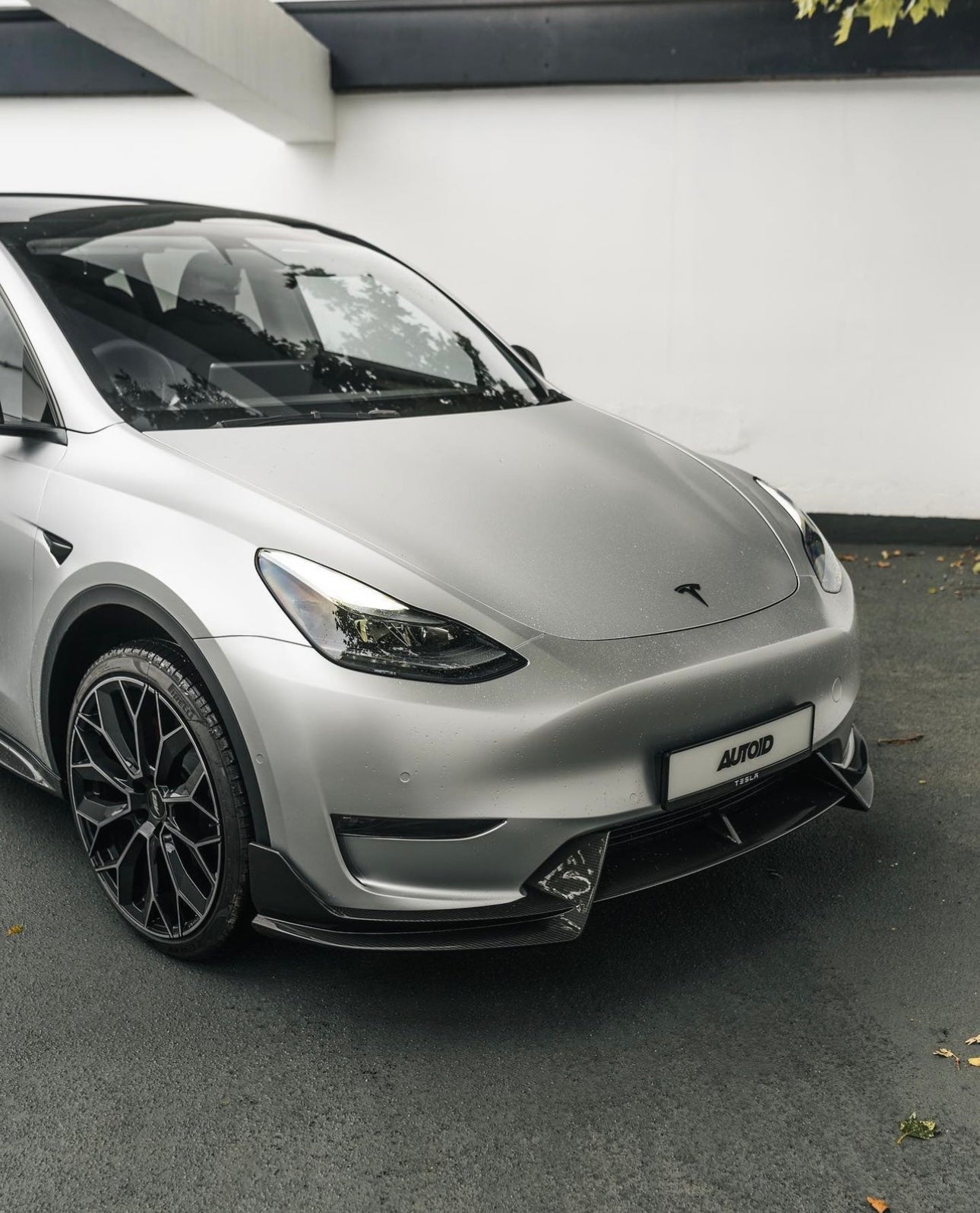 Tesla Model Y Pre-Preg Carbon Fibre Front Splitter by Adro (2020+)