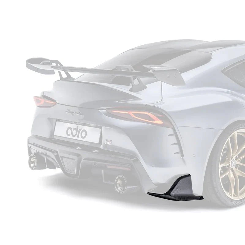 Toyota GR Supra A90 Mk5 Carbon Fibre Rear Winglets by Adro (2019+)