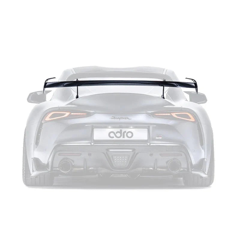 Toyota GR Supra A90 Mk5 Pre-Preg Carbon Fibre Swan Neck AT-R2 Rear Wing by Adro (2019+)