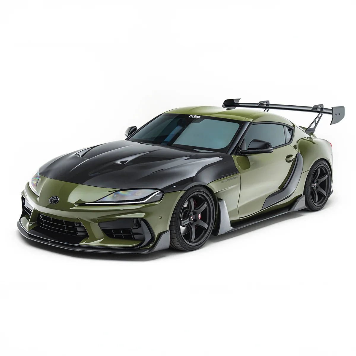 Toyota GR Supra Mk5 Pre-Preg Carbon Fibre AT-P1 Swan Neck Rear Wing by Adro (2019+)