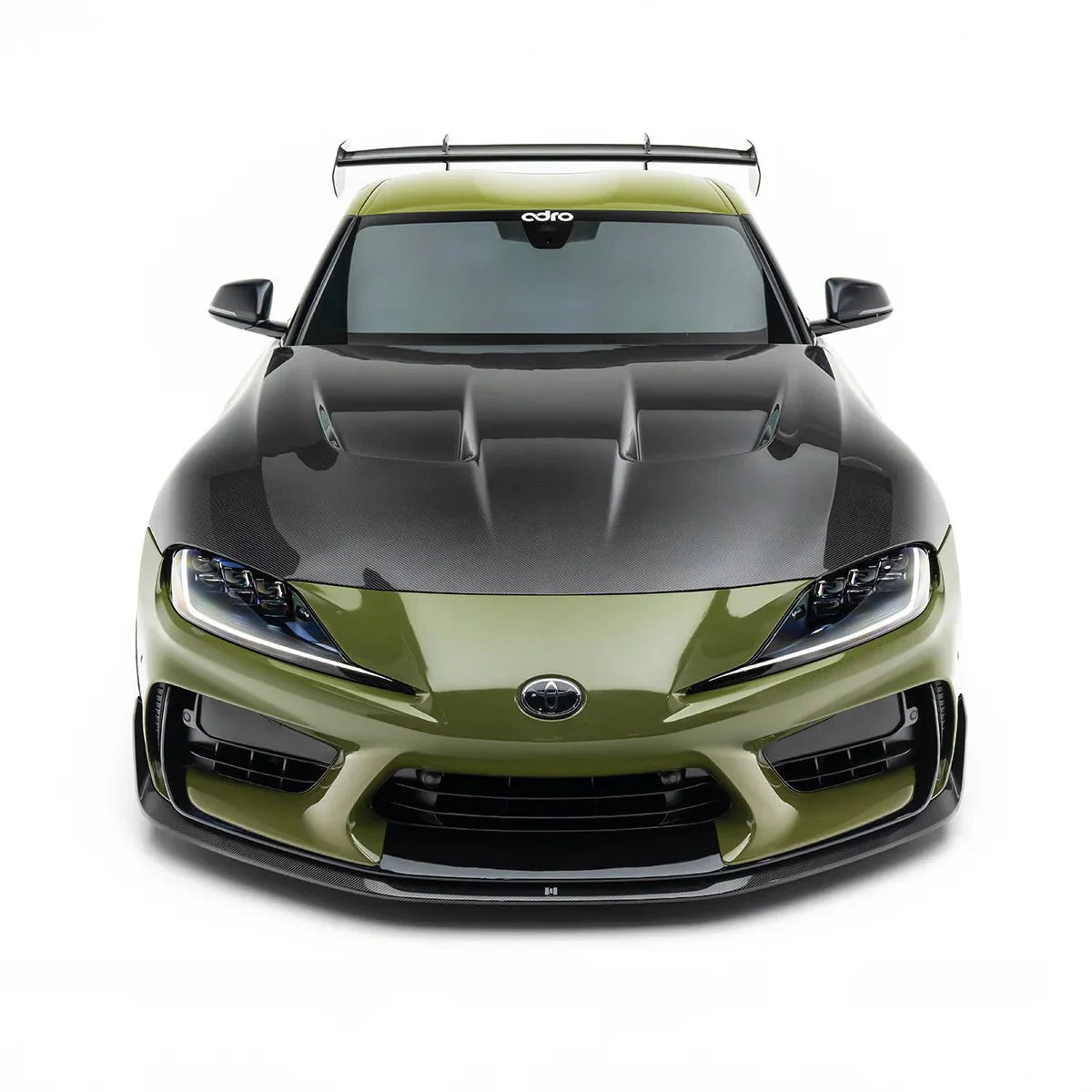 Toyota GR Supra Mk5 Pre-Preg Carbon Fibre AT-P1 Swan Neck Rear Wing by Adro (2019+)