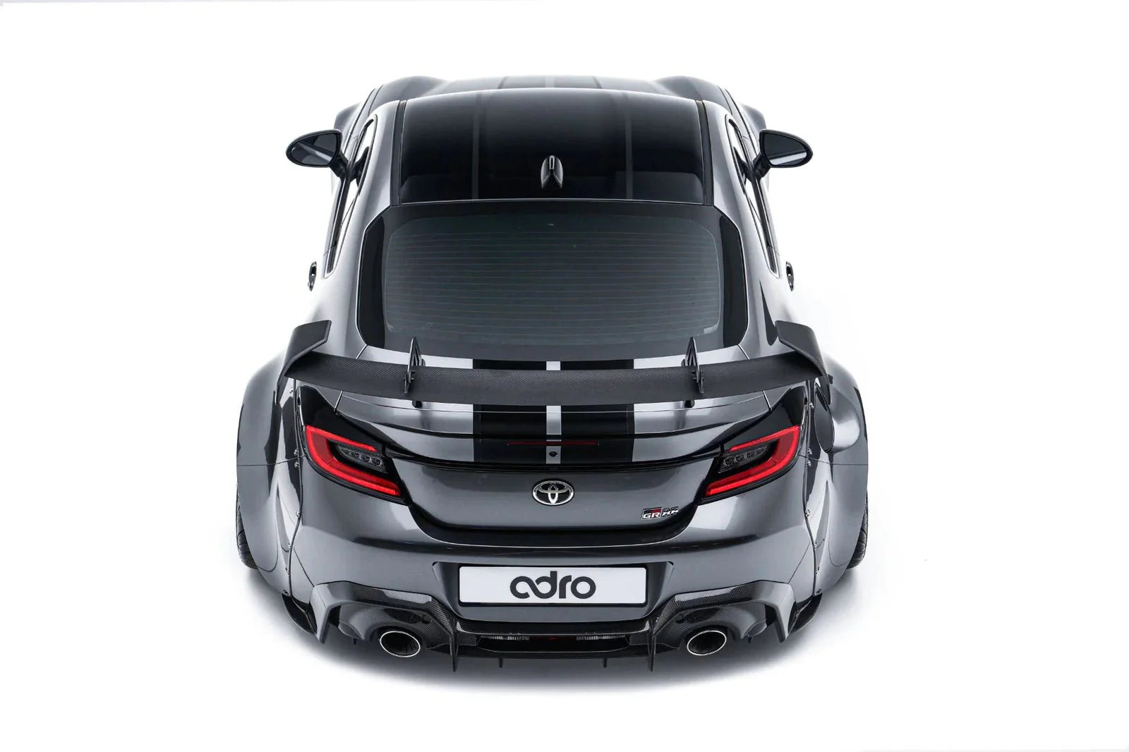 Toyota GR86 & Subaru BRZ Pre-Preg Carbon Fibre Swan Neck AT-R Rear Wing by Adro (2022+)