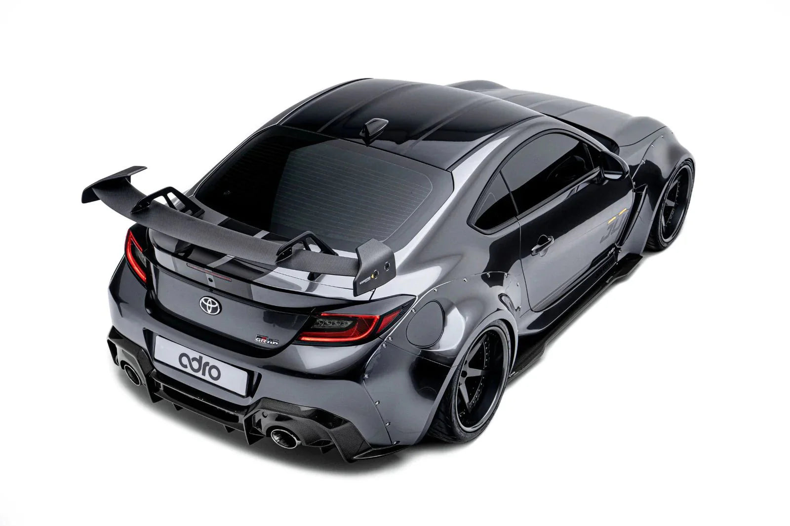Toyota GR86 & Subaru BRZ Pre-Preg Carbon Fibre Swan Neck AT-R Rear Wing by Adro (2022+)