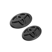 Toyota Supra A90 Mk5 Front & Rear Satin Black Emblem Badges by FORM (2019+) FORM Industries