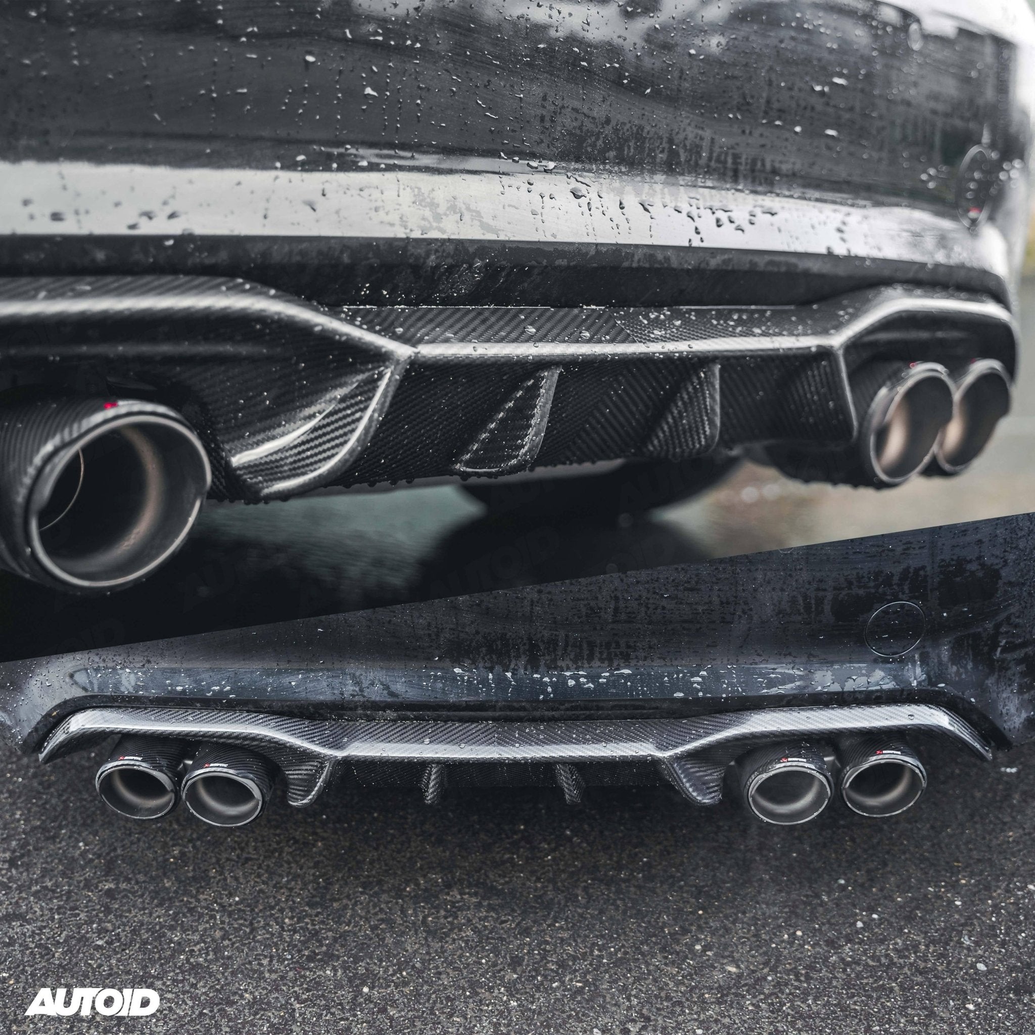 BMW M2 & M2 Competition F87 Pre-preg Carbon Fibre Competition Rear Diffuser by FORM (2015-2021) FORM Industries