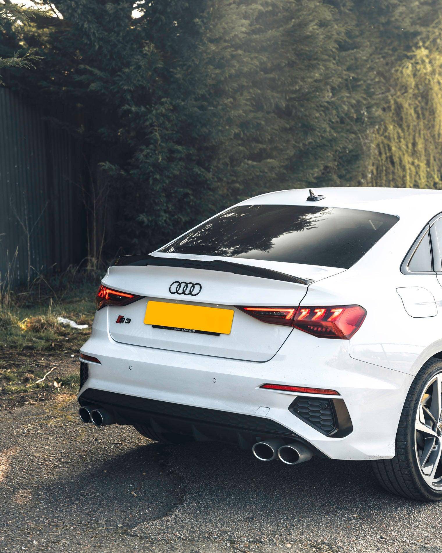 Audi A3, S3 & RS3 Pre-preg Carbon Fibre Ducktail Rear Spoiler by FORM (2020+) FORM Industries