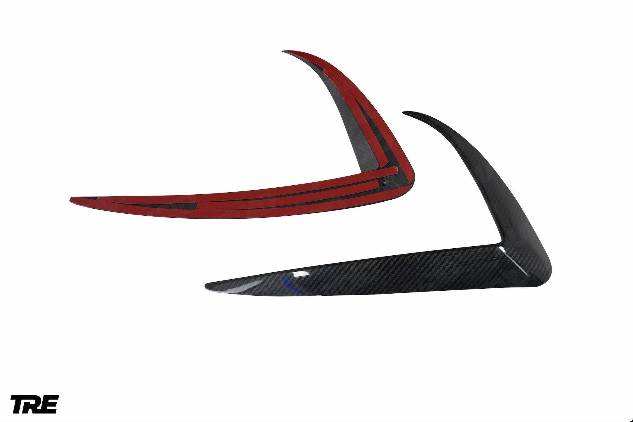 FORM Pre-Preg Carbon Fibre Front Bumper Canards for Tesla Model 3 by FORM (2018+) FORM Industries