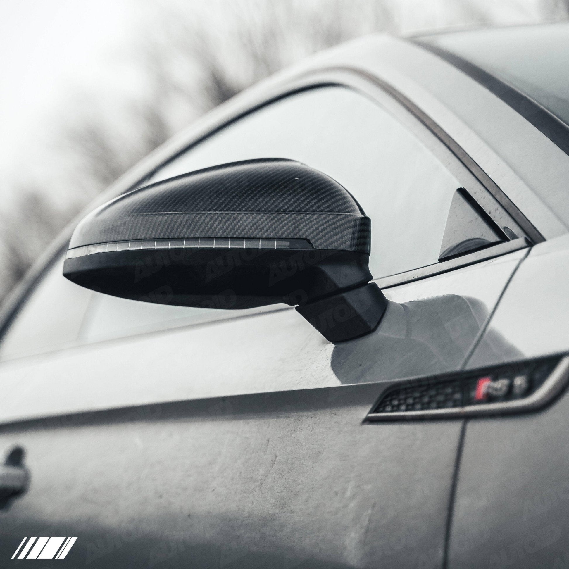Audi A4 & A5 Series B9 Pre-preg Carbon Fibre Wing Mirror Covers by FORM (2015-2024) FORM Industries