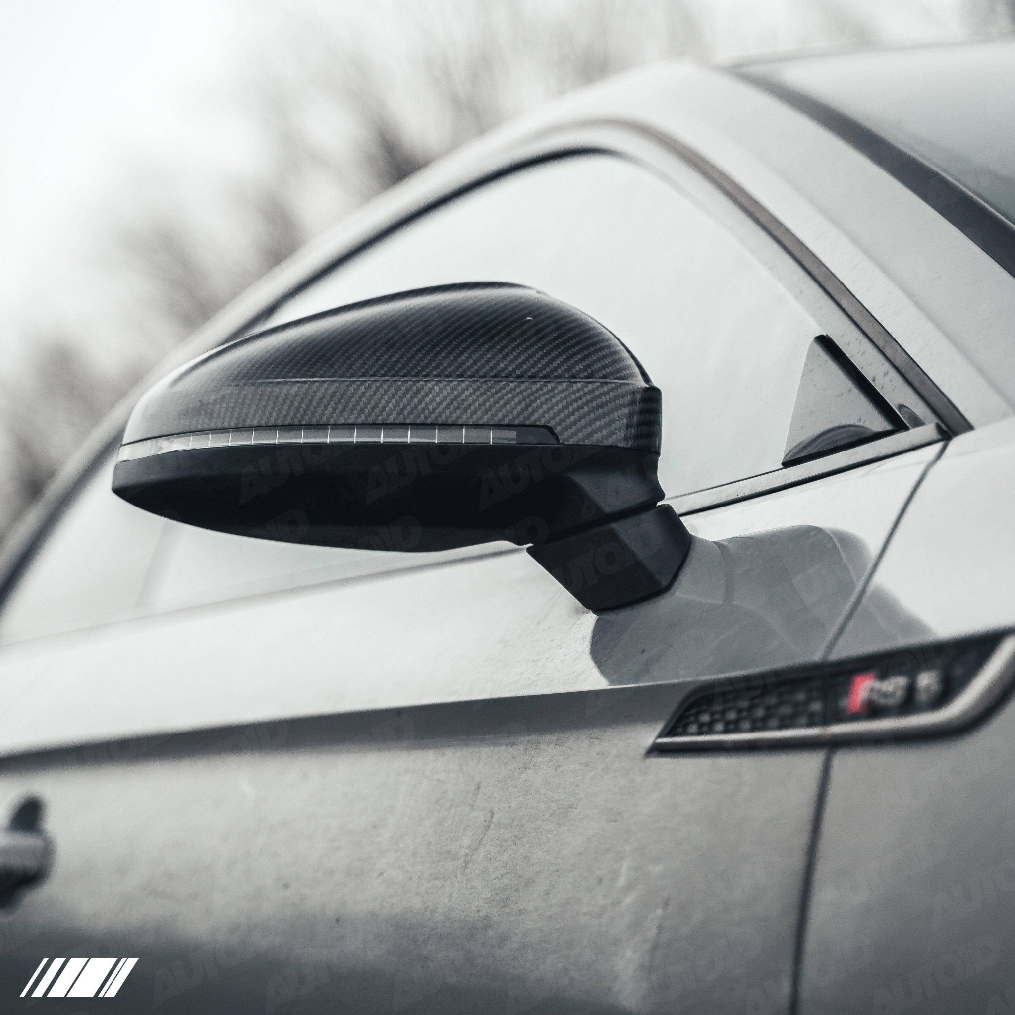 Audi A4 & A5 Series B9 Pre-preg Carbon Fibre Wing Mirror Covers by FORM (2015-2024) FORM Industries