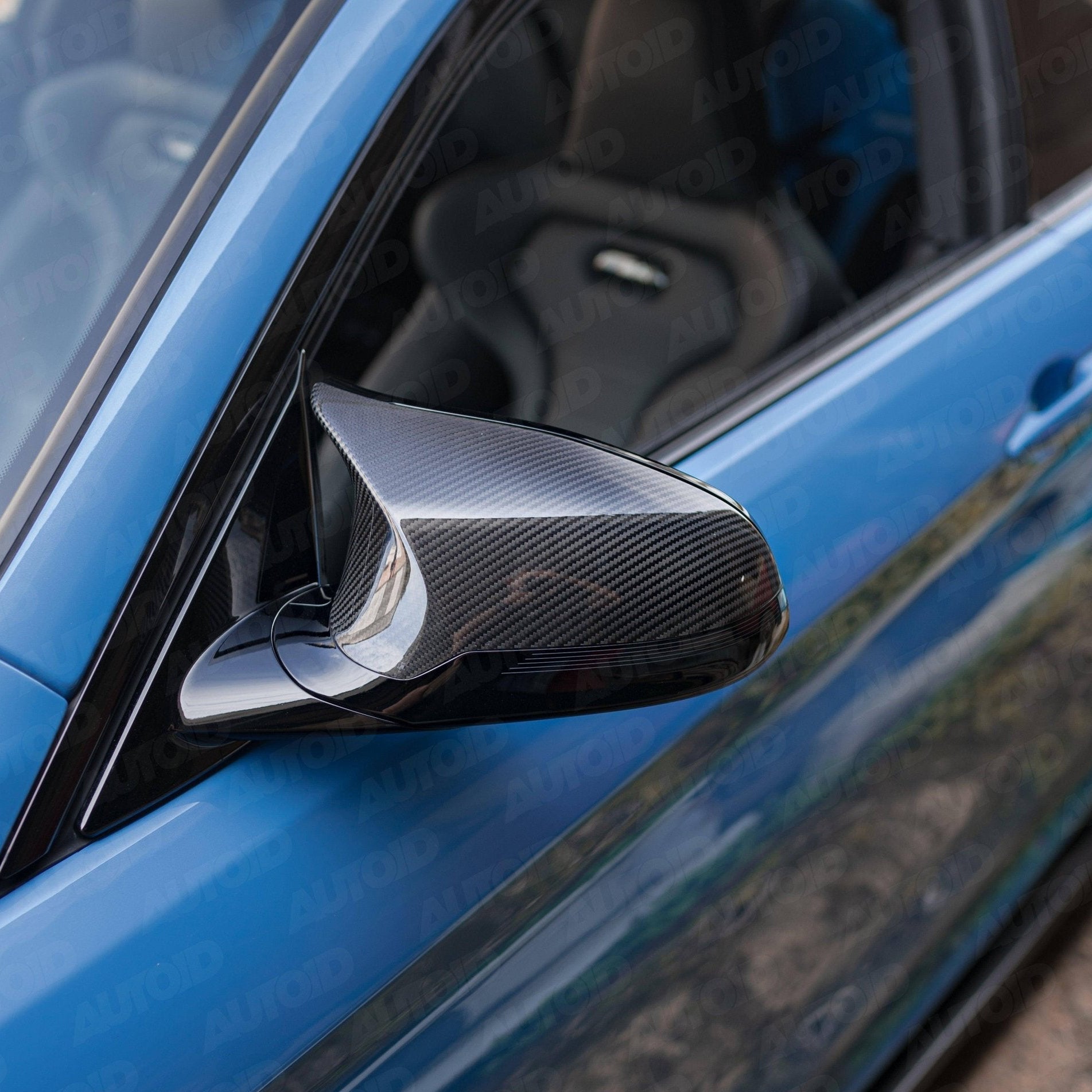 BMW M2 Competition F87, M3 F80 & M4 F82 Pre-preg Carbon Fibre Wing Mirror Covers by FORM (2014-2021) FORM Industries